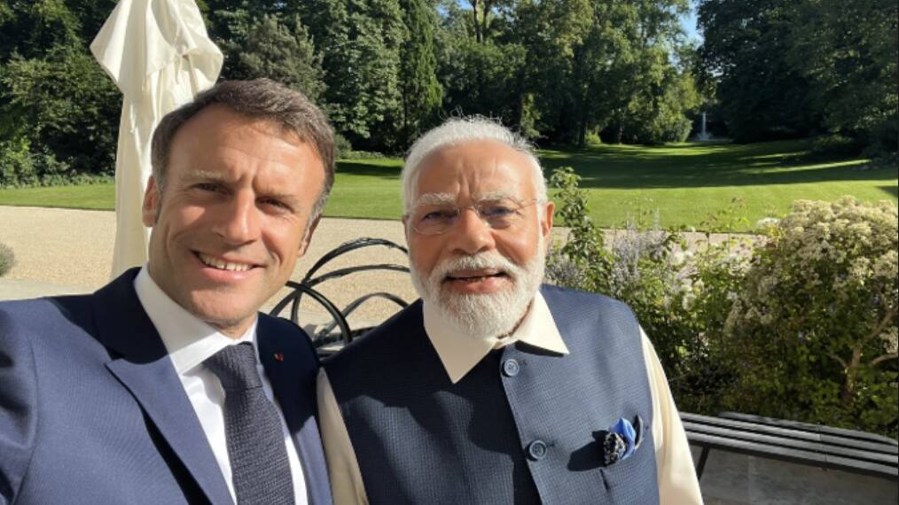  emmanuel macron  modi