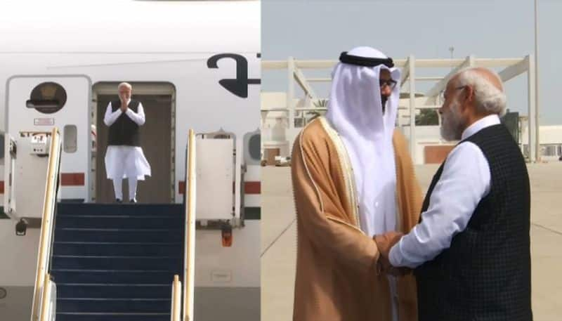 PM Modi arrives in UAE for final leg of two-nation tour