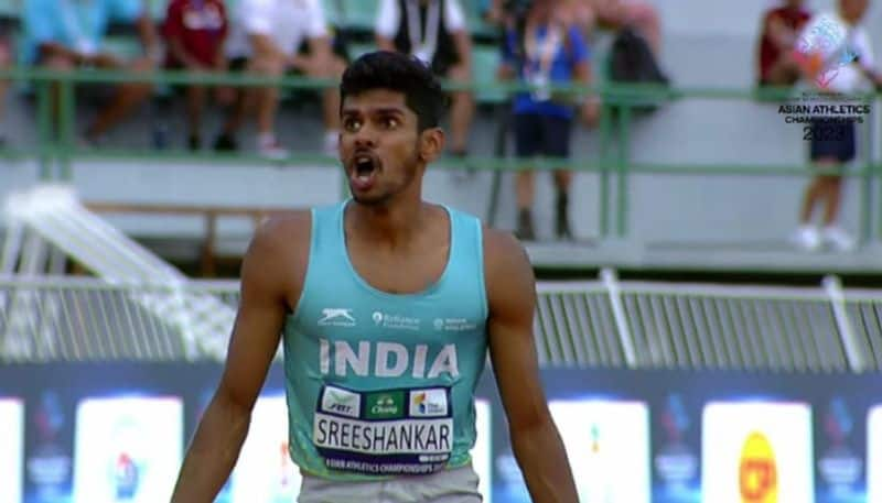 Murali Sreeshankar won silver at Asian Athletics Championship 2023 and secured Paris 2024 spot jje 