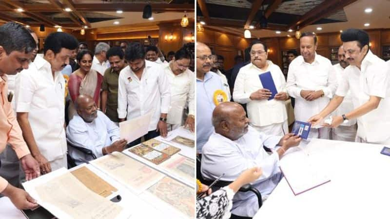 Why did Shiv invite Nadar and Roshini to the inauguration of the kalaignar centenary library -Cm Mk Stalin explained