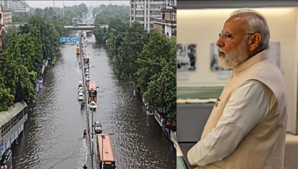 yamune flood in delhi by heavy rain nbn