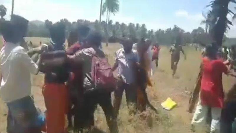 The incident of assaulting a police special inspector in the presence of the police in dindigul