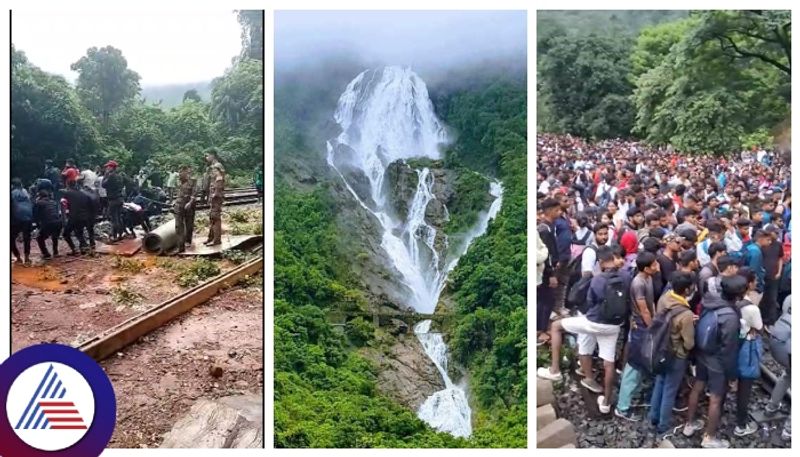 Goa Police punished tourists who broke the rules went to see Dudhsagar Falls gow