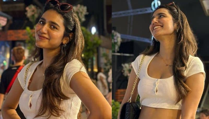 Actress Priya Prakash Varrier  Enjoying her vacation Shared some pics NSK