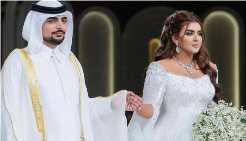 gulf news viral royal wedding video of dubai rulers daughter Sheikha Mahra rvn 