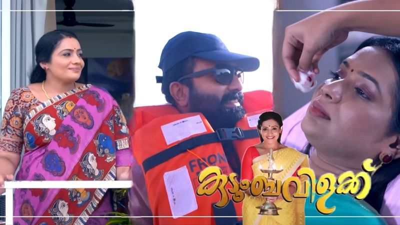 sumithra rohith on honeymoon kudumbavilakku serial latest episode review vvk