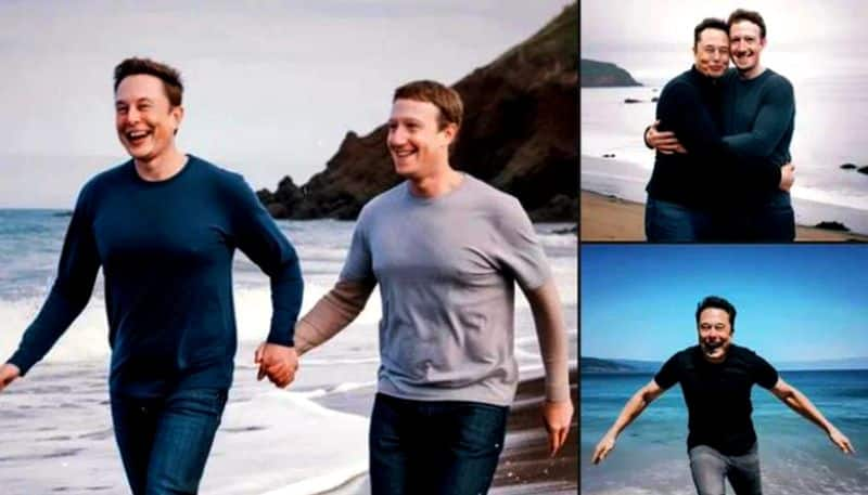 Elon Musk and Mark Zuckerberg AI-generated picture apk