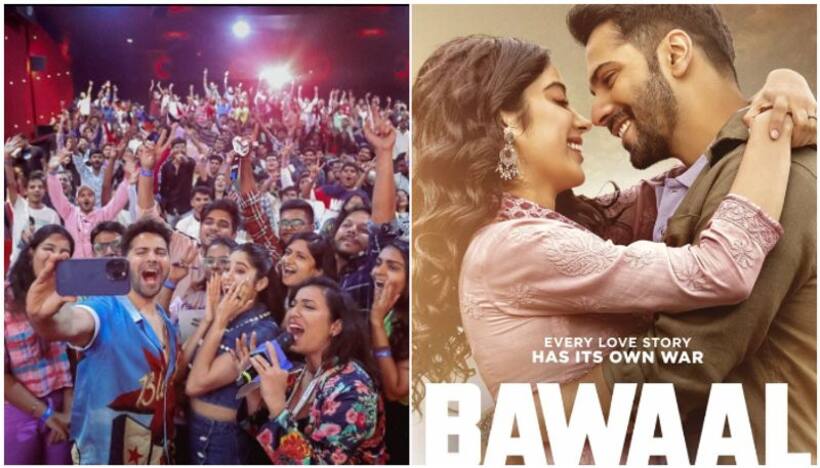 ‘Bawaal’ Special Screening: Fans surprised by Varun Dhawan, Janhvi Kapoor’s appearance at the end