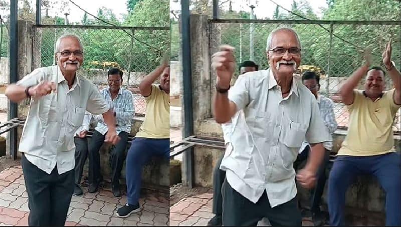 Grand Father Bindas Dance to Hindi Song Koi Ladki Hai video goes viral akb