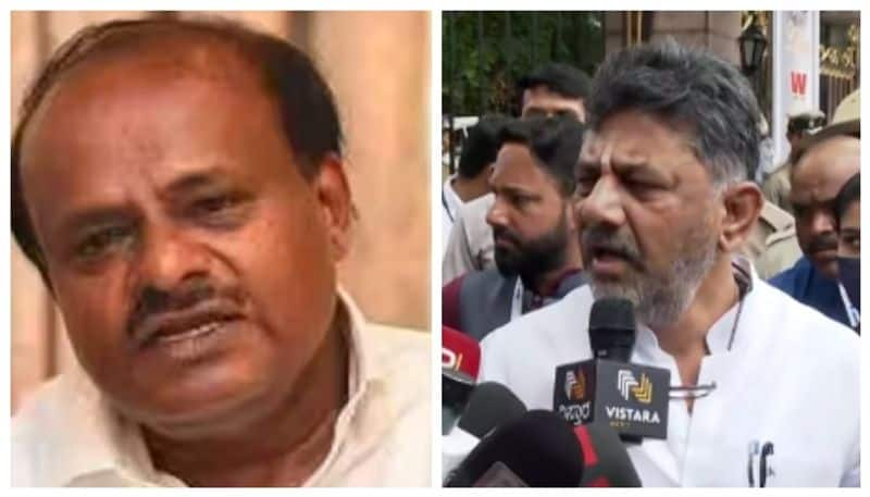 dk shivakumar rejects kumaraswamy allegations on ias officers in opposition meeting ash