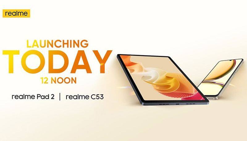 Realme C53 Pad 2 to launch today When where to watch event LIVE What to expect gcw