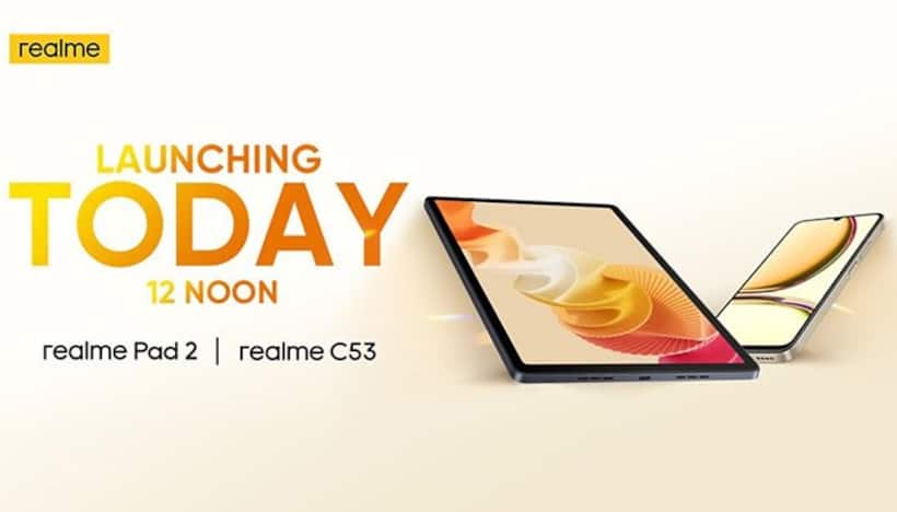 Realme C53, Pad 2 to launch today: When, where to watch event LIVE? What to expect?