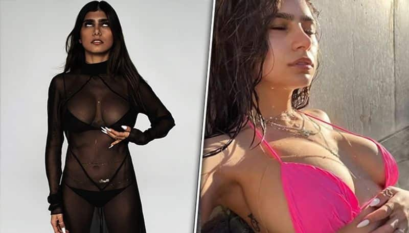 Mia Khalifa HOT Photos: Model stuns fans with luscious curves in SEXIEST Bikinis and outfits vma