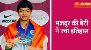 Ashvini Vishnoi of Rajasthan won gold medal at Under 15 Asian Wrestling Championship in Oman zrua