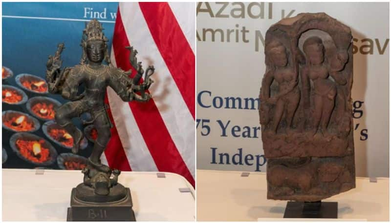 US returns 105 trafficked antiques to India modi says thanks btb