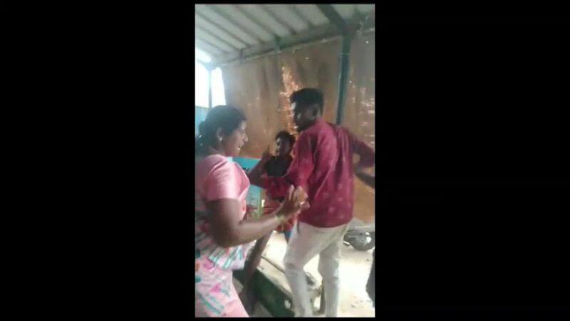 drunk youngsters argument with shop ladies in tirupur video goes viral