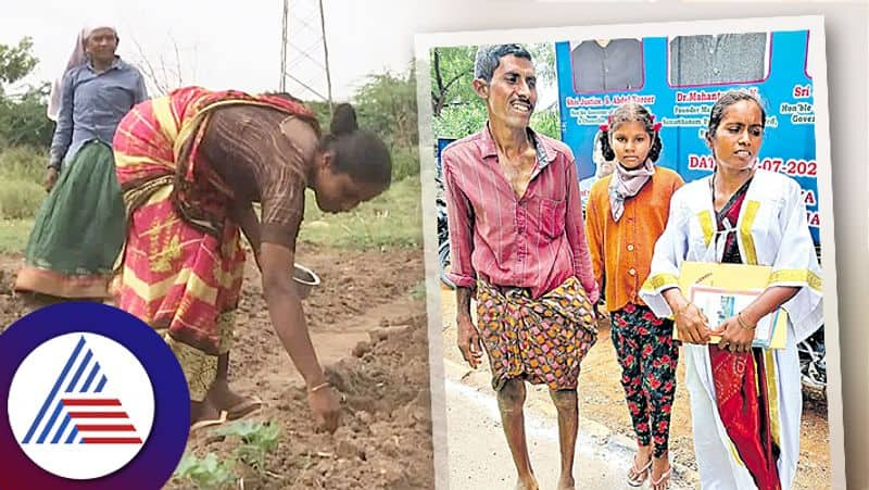 Inspiring story Sake Bharathi Who earns PhD in Chemistry in Andhra Pradesh san