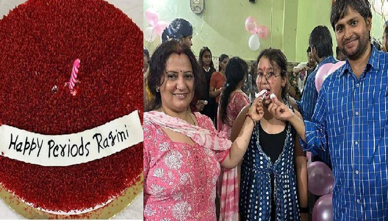 Uttarakhand family celebrates daughter's first period by cutting cake and grand party RMA