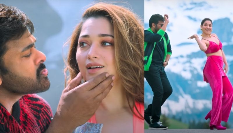 Milky Beauty Song Promo Bholaa Shankar Chiranjeevi Tamannaah nsn