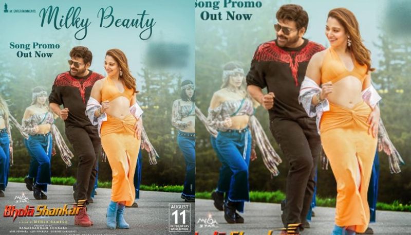 Milky Beauty Song promo out from Bholaa Shankar movie NSK