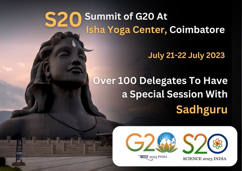 G20 S20 Conference at Isha Yoga Centre coimbatore