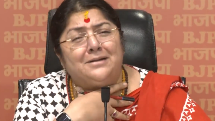 BJP MP Locket Chatterjee breaks down on violence against women during Bengal panchayat polls AJR