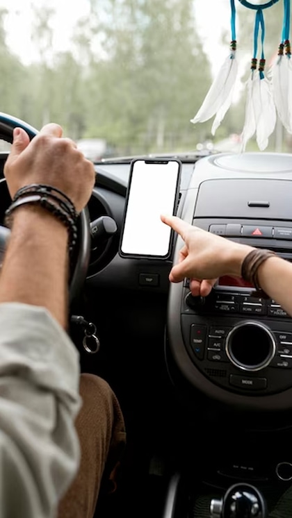 3. Driving Without a Seatbelt, Using Phone While Driving