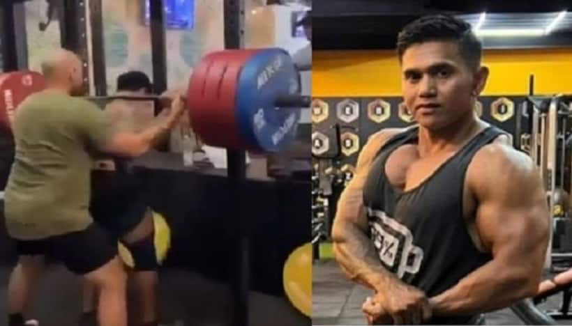 అందరికీ ఫిట్ నెస్ జాగ్రత్తలు చెప్పే ట్రైనర్.. జిమ్ లో వర్కౌట్స్ చేస్తూ, మెడ విరిగి మృతి.. వీడియో వైరల్