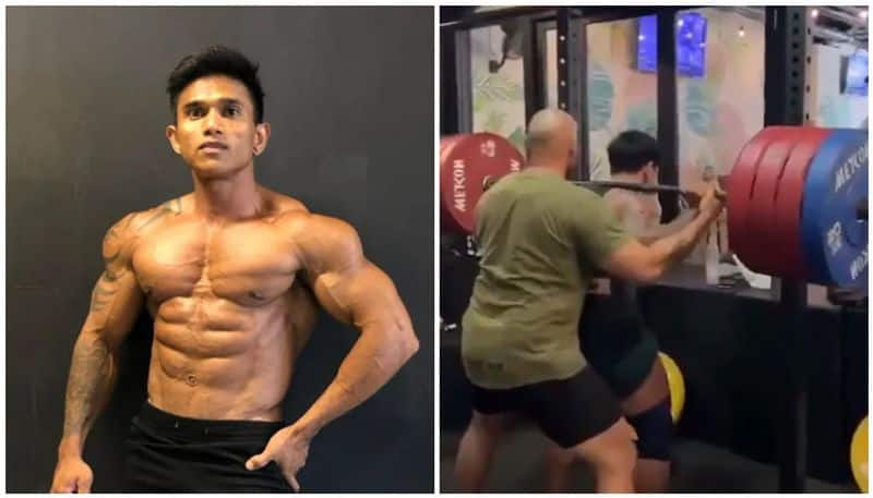 indonesia gym influencr dies after weight falls on neck saa