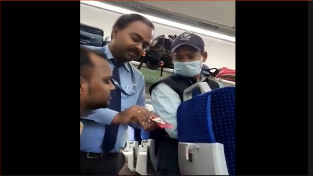 what is halal tea exchange between railways staff angry passenger viral ash