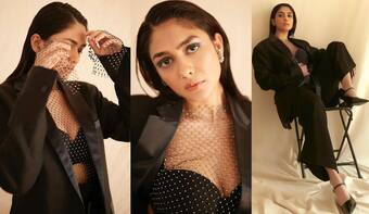Mrunal Thakur: కోటు బటన్స్ తీసేసిన మృణాల్ ఠాకూర్... ఆ వల కూడా అడ్డు లేకుంటే పరిస్థితి ఏంటీ?