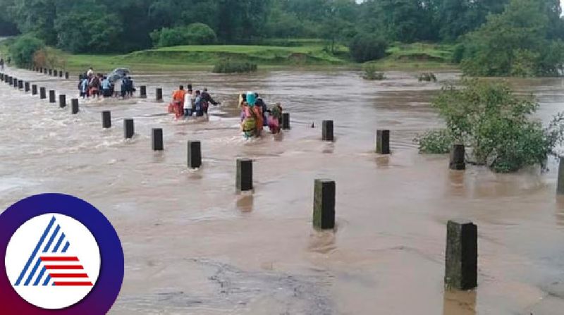 Rivers overflowing due to heavy rains in North Karnataka, dams are filling up rav