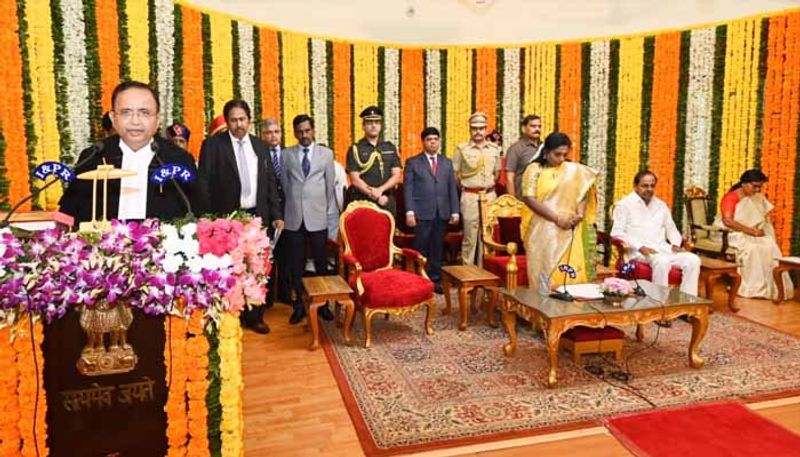  Justice Alok aradhe Sworn-In As Telangana High Court Chief Justice lns