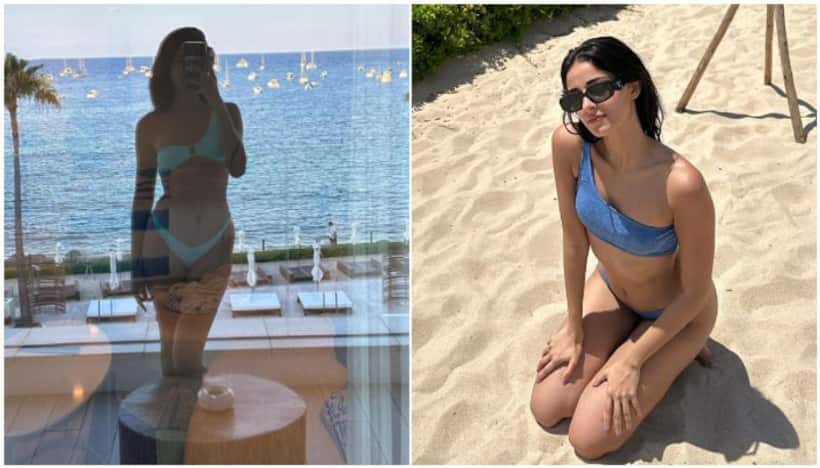 Ananya Panday's Spain photo dump in blue bikini is unmissable; Fans claim alleged boyfriend Aditya Roy Kapoor 