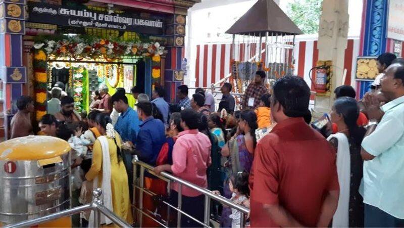 Theni Kuchanur Swayambu Saneeswara Bhagavan Temple Festival