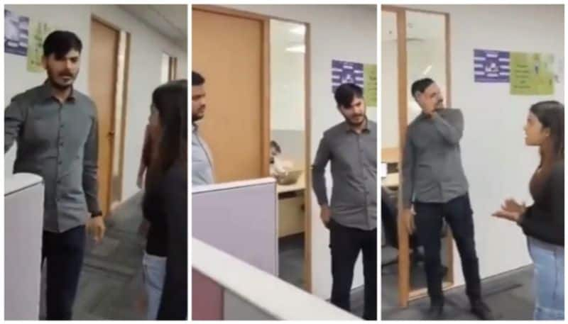 video of the employee questioning the boss went viral on Twitter bkg 