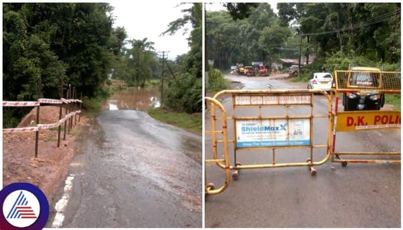 Karnataka Holy place Kukke Subrahmanya Road close Kumaradhara River Overflowing sat