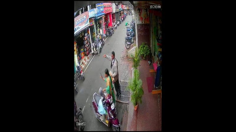 chain robbery in pollachi market street in coimbatore