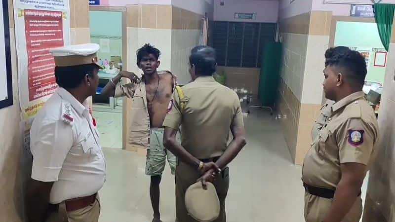 man attacked by ganja addicted person in kanyakumari