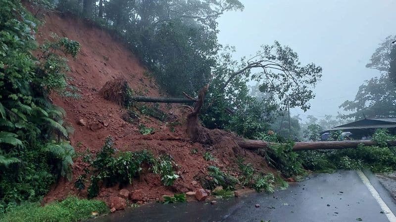 Kodagu Firefighters rescued tourists who came on a trip and got caught in flood gvd