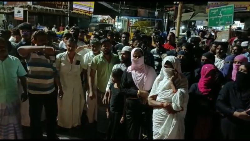 newly married couples Asylum in Panruti police station for protection in cuddalore