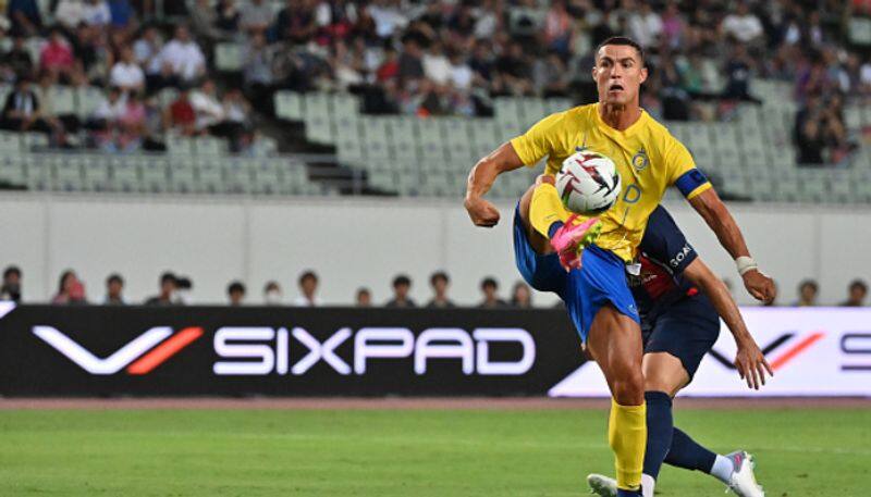 Cristiano Ronaldo Al Nassr Pre season friendly against PSG ended as goalless draw jje 