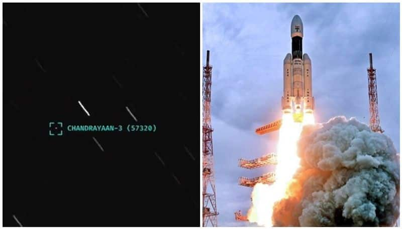 Panoptes 4 Polish telescope capture Chandrayaan 3 seen flying in space san