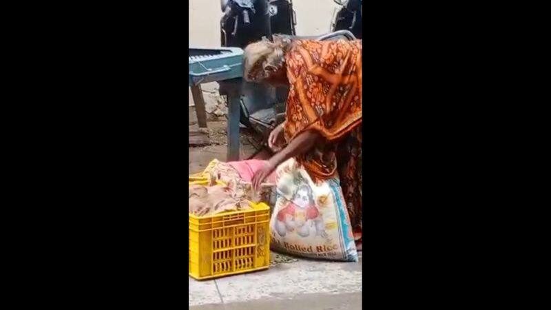 government school employees in chennai illegally sell Grocery products video goes viral