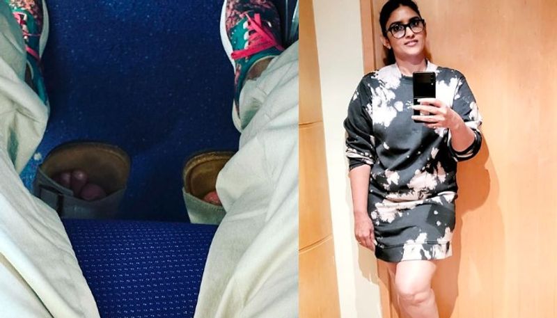 Arjun Reddy Actress Sri Sudha gets bad experience in flight dtr