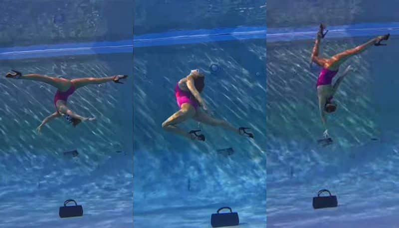 underwater Barbie dance goes viral on social media azn 