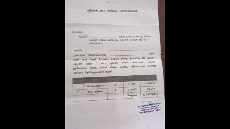 loan application forms supplied with government doctor seal and signature in theni district collector office