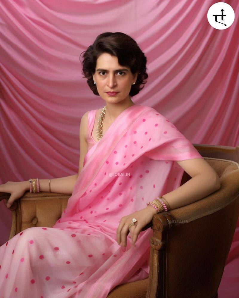 AI Images of Narendra Modi To Priyanka Gandhi Vadra Indian politicians in Barbiecore Pink Fashion Trend san