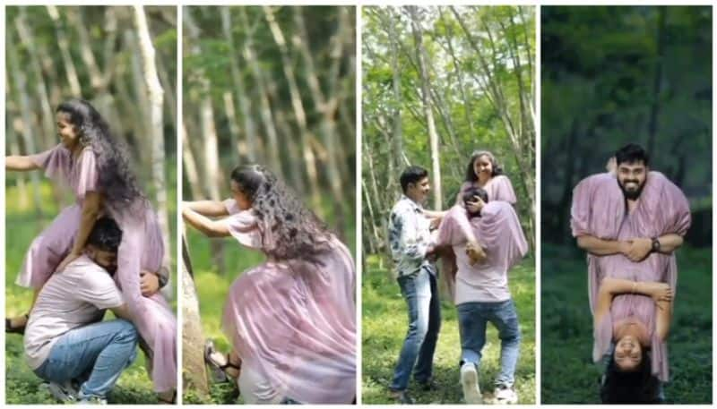 Malayali pre-wedding shoot viral among netizens bkg