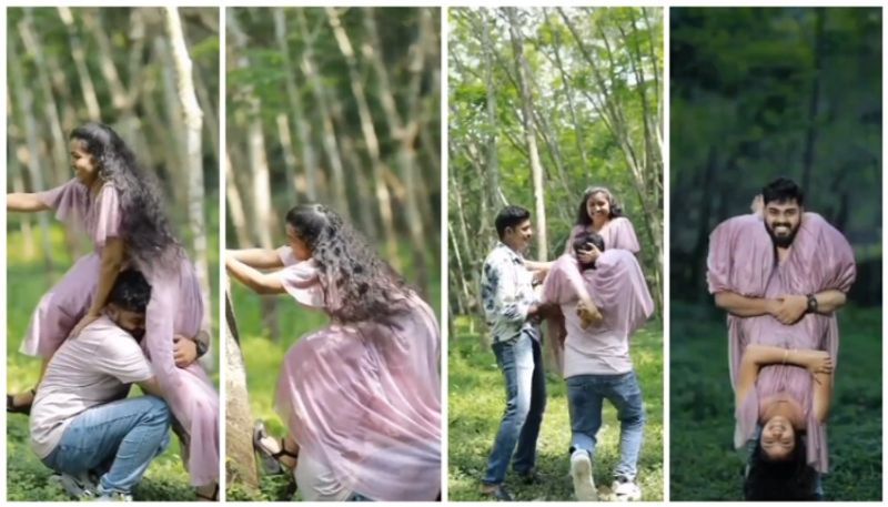 Malayali pre-wedding shoot viral among netizens bkg